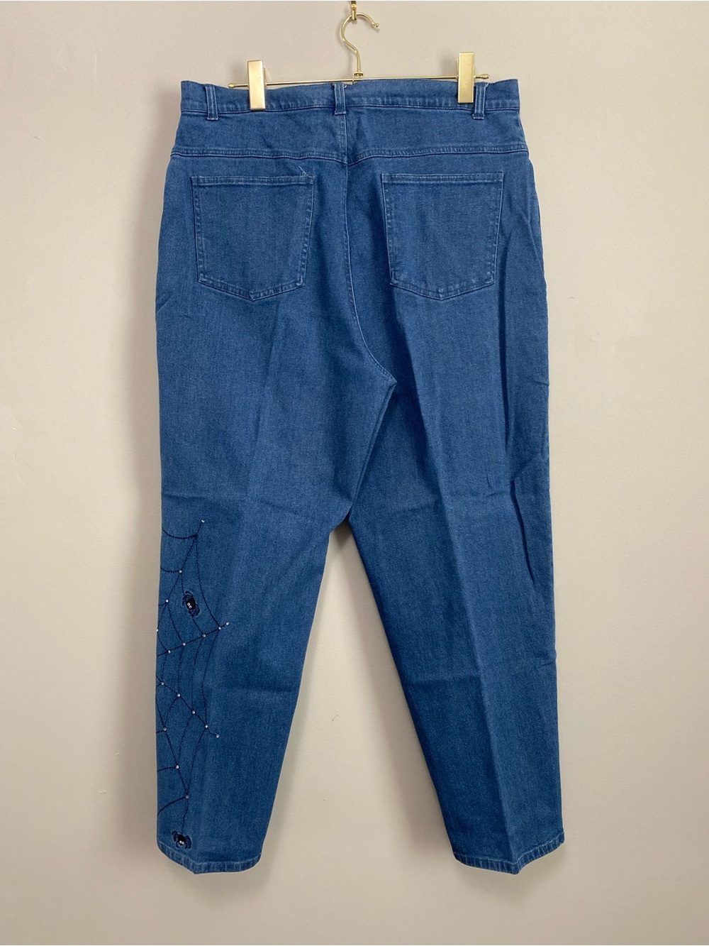Quacker Factory Jean 18W Spider Web Vintage Halloween Whimsigoth Teacher Festiva - Picture 5 of 7